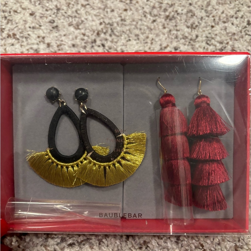 Brand New Baublebar earrings. 2 pairs.